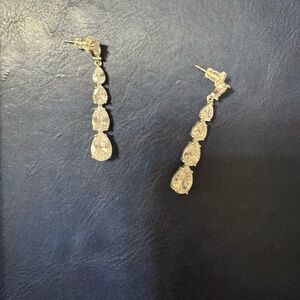 Elegant Silver Drop Earrings